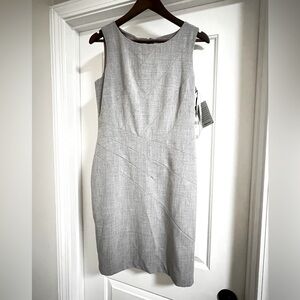 Calvin Klein Gray Sleeveless Sheath Dress